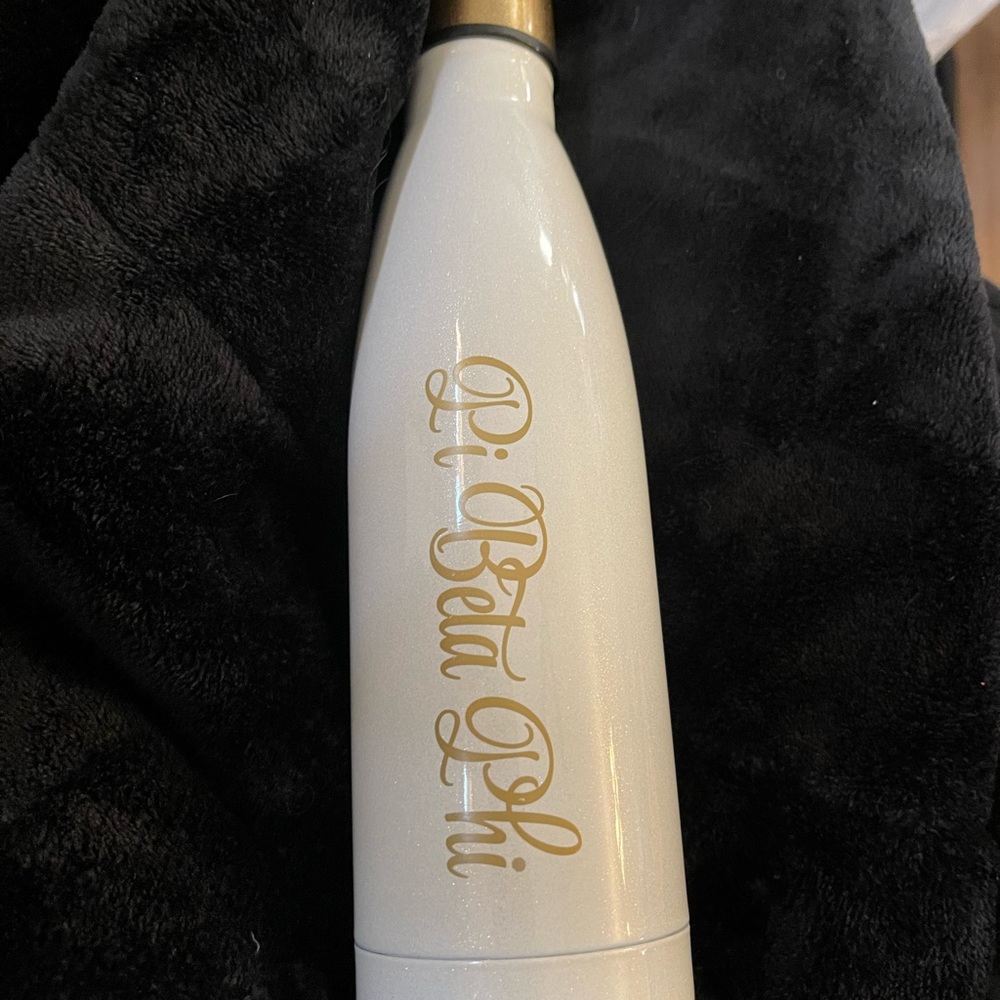 Pi phi sorority water bottle